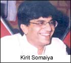 Kirit Somaiya, MP, president, Investors' Grievances Forum