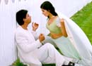 Shahrukh Khan and Twinkle Khanna in Baadshah