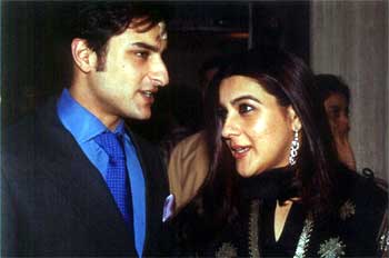 Saif Ali Khan and Amrita Singh