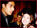 Karisma Kapoor and Abhishek Bachchan