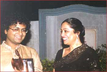 Rituparno Ghosh and Kiron Kher