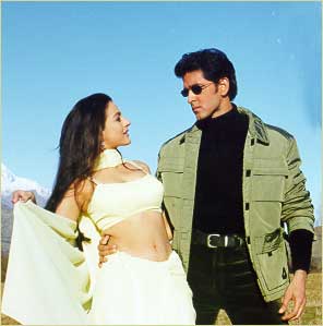 Hrithik with Amisha