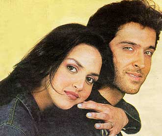 Esha Deol and Hrithik Roshan