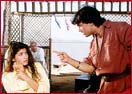 Twinkle Khanna and Aamir Khan in Mela