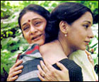 Shabana Azmi and Aruna Irani in Saaz