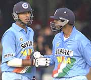 Rahul Dravid and Yuvraj Singh