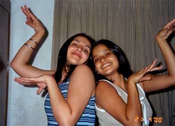 Esha Deol and Shilarna Vaze