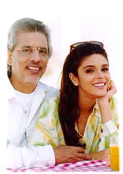 Raageshwari with her father
