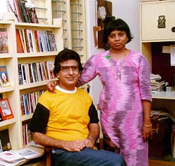 Dilip Kumar and Ambika